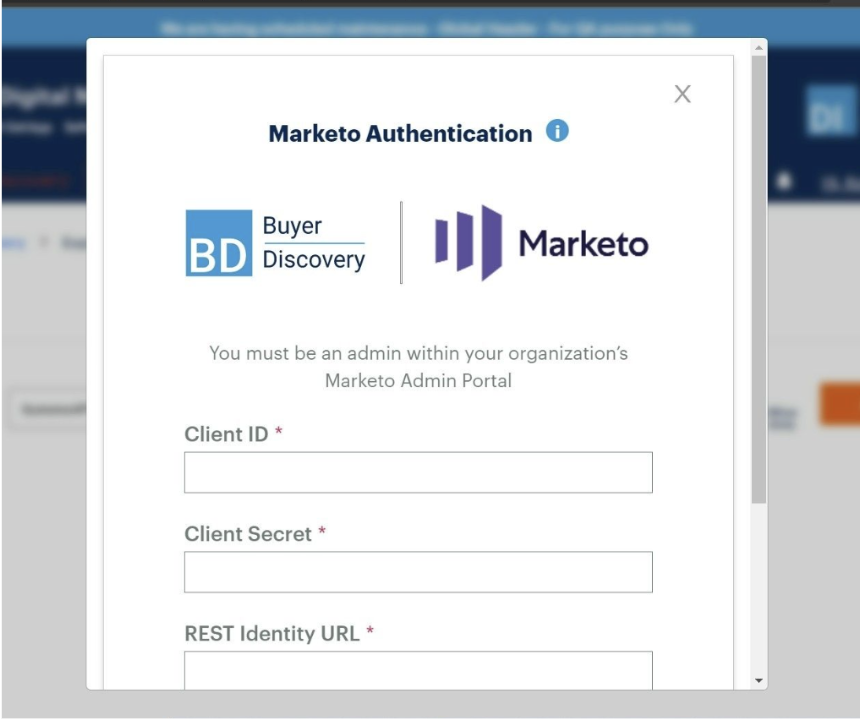 screenshot of B2B Intent